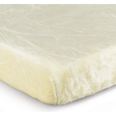 Skantex prostěradlo mikroplyš smetanové 90x200