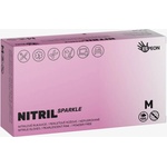 Espeon Gloves Nitril Sparkle Pearlescent Pink нитрилни ръкавици без пудра размер M 2x50 бр