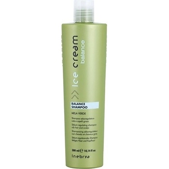 Inebrya Ice Cream Balance šampón na reguláciu kožného mazu Sebum Regulating Shampoo for Oily Hair and Scalps 300 ml