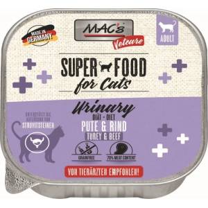 MAC's Mac’s VetCare Cat Urinary Adult GRAIN FREE, пастет за пораснали котки, БЕЗ ЗЪРНО, с уринарни проблеми, с говеждо и пуйка, 85 гр - Германия - 588VE
