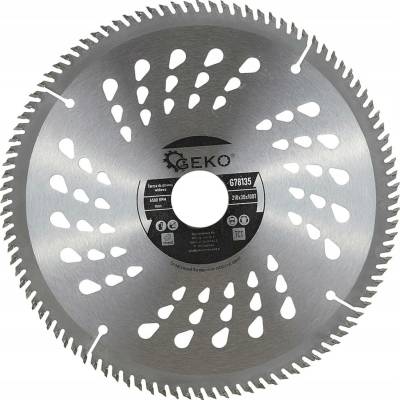 Řezný kotouč Geko na dřevo 210 mm x 30 mm 100 zubů