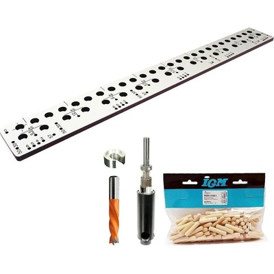 IGM Professional IGM FKP900 Vrtacia šablóna sada 900mm + ZDARMA 100ks kolíkov 8x35 FKP900-set