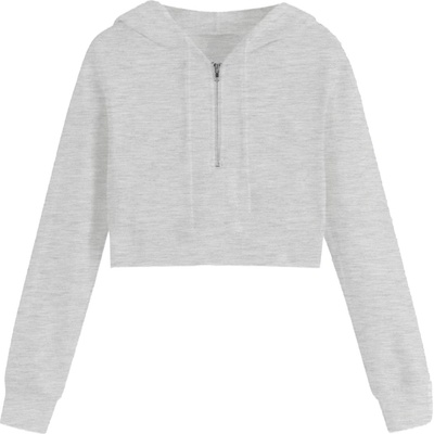 Miso Суичър Miso Women's Cropped Hoodie - Grey