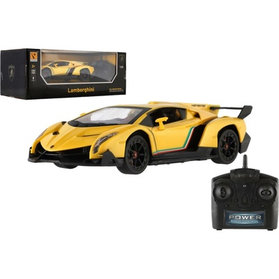 Teddies | RC auto na dálkové ovládání Lamborghini 3xAA + 2xAA žlutá | 00800581