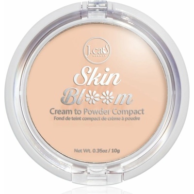 J.Cat Beauty Skin Bloom krémový kompaktný make-up pre plné krytie 103 Warm Bisque 7,5 g