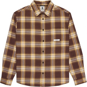 Element Мъжка риза с копчета Element All Season 1 Pocket Shirt - Java / Cornsilk Plaid (033-3043-0111)