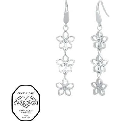 CRYSTalp Visací náušnice s krystaly Swarovski Formentera 42428.E