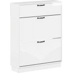 vidaXL Шкаф за обувки HOORN 78 x 24 x 100 см Инженерна дървесина (897319)