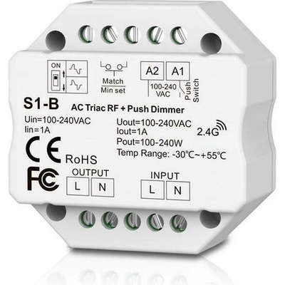 Stmievač 230V, 1A, RC-S1-B