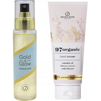 7suns GOLD & GLOW Elixír pro opalování Olejíček Krém na ruce 75 ml