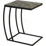 Adore Furniture Странична маса 65x35 см черен (AD0154)