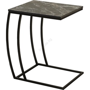 Adore Furniture Странична маса 65x35 см черен (AD0154)