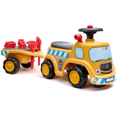 FALK Трактор Baby JCB с волан, клаксон и ремарке (715C)