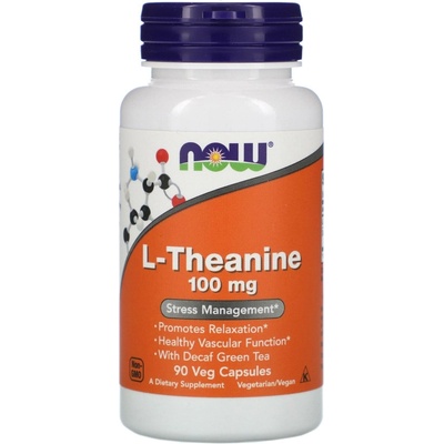 Now Foods L-Theanine 100 mg 90 veg kapslí