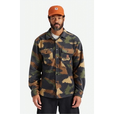Brixton strečová košela Bowery dlhý rukáv Arctic Flee Brushed Camo