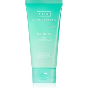 BRINGGREEN Tea Tree Cica Deep Cleansing Foam дълбокопочистваща пяна с успокояващ ефект 120ml