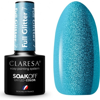 Claresa Gél lak FULL GLITTER 7 5 g