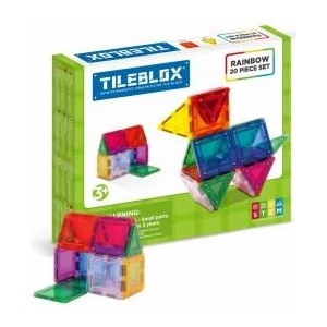 Made in china Tileblox rainbow set 20el