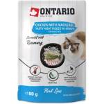 ONTARIO Пакетче Ontario пиле и скумрия в сос 80g (213-3537)