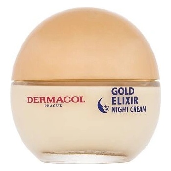 Dermacol Gold Elixir regenerační noční krém proti vráskám 50 ml