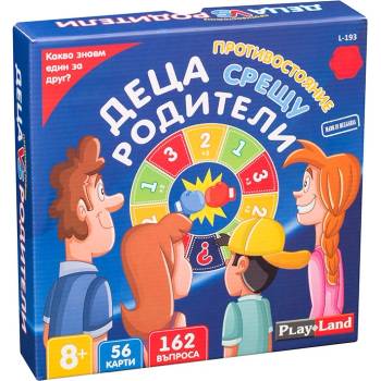 Play Land Настолна игра PlayLand: Противостояние, Деца срещу родители - Детска (L-193)