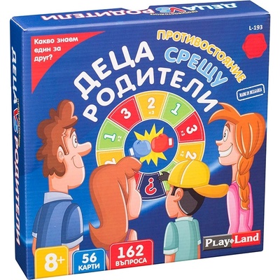 Play Land Настолна игра PlayLand: Противостояние, Деца срещу родители - Детска (L-193)