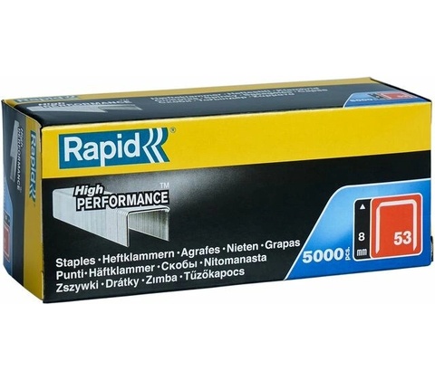 Spony do sponkovačky RAPID 53, 8 mm, 5000 ks
