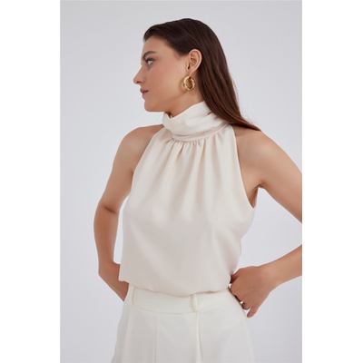 Base Дамска блуза без ръкави - Бежова #309198 (309198_Бежов)