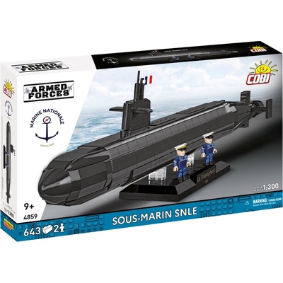 Cobi 4859 Armed Forces Sous-marin SNLE, 1:300, 643 k, 2 f