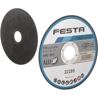 FESTA Режещ диск за алуминий 115x1x22.2 мм FESTA INDUSTRY 22285