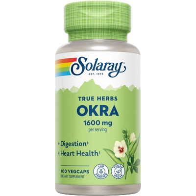 SOLARAY Бамя - 100 вег. капсули