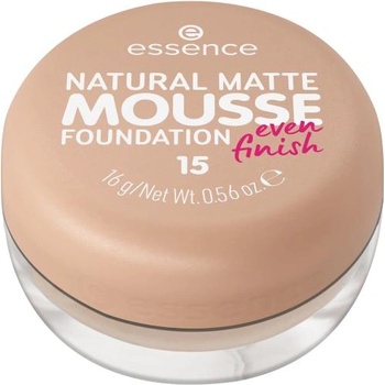 Essence Natural Matte Mousse пенообразен фон дьо тен за матов вид 16 g нюанс 15