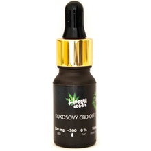 MCT kokosový CBD olej 3% od Happy seeds 10 ml