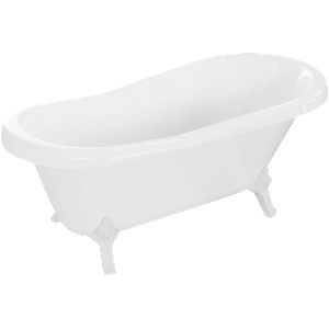 Mexen Retro 150x73 cm white/white (53251507300-20)