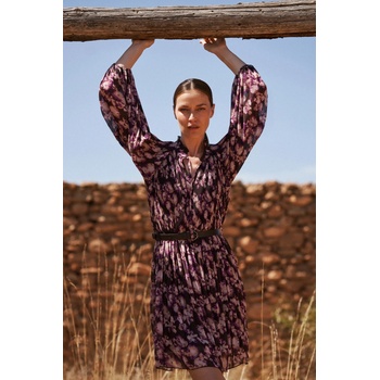 Moodo Плисирани рокли с колан в кафяво Moodo Moodo | Kafyav | ЖЕНИ | XXL