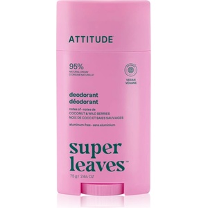 ATTITUDE Super Leaves Natural Deodorant дезодорант Coconut and Wild Berries 75 гр
