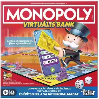 Hasbro Монополи: Виртуална банка - на унгарски език (g1424)