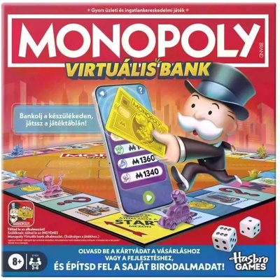 Hasbro Монополи: Виртуална банка - на унгарски език (g1424)