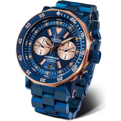 Vostok Europe 6S21/620E631B Ocel s modrým PVD
