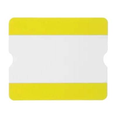 Samolepicí vyznačovací kapsy WT-5118, A5 otevřená – PVC, žlutá, 216×231 mm, balení 10 ks