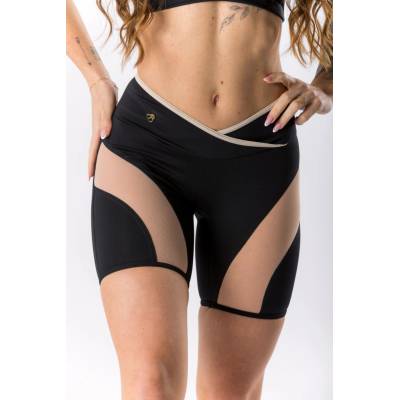 GoldBee kraťásky Mesh Nylon Black and Sand Black