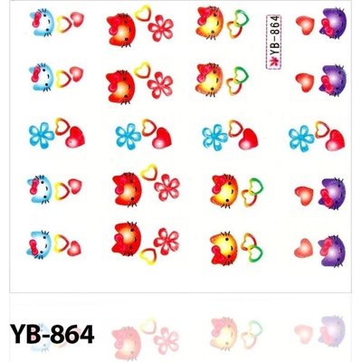 Vodolepky na nechty YB 864