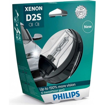 Philips X-tremeVision 85122XV2S1 D2S P32d-2 85V 35W 1ks