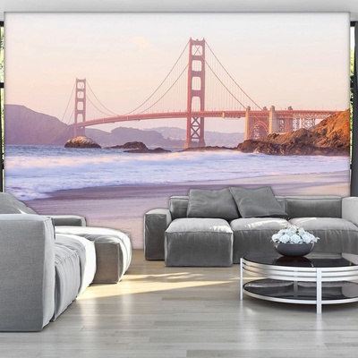 Consalnet - For Wall fototapeta Golden Gate Bridge Materiál: 1-vliesová Rozměr: 416 x 254 cm (XXXL)