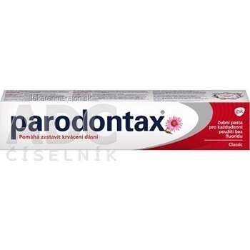Parodontax bez fluoru zubná pasta 75 ml