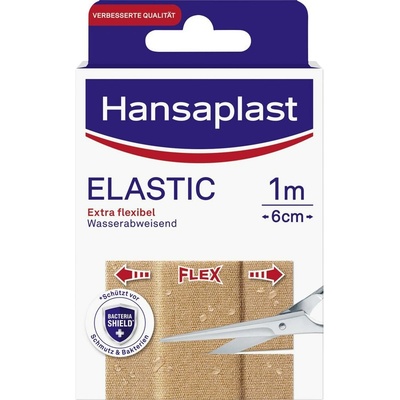 Hansaplast 02607-00000 Hansaplast ELASTIC (d x š) 1 m x 6 cm