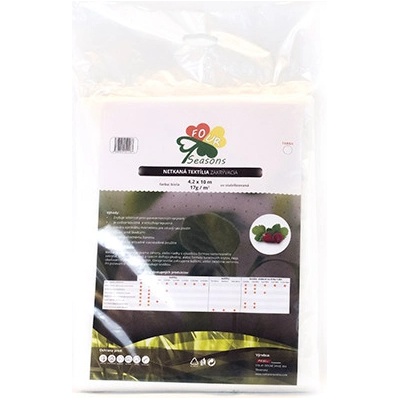 PEMI CORPORATION netkaná textília 17g/m², rozmer 4,2 x 10 m, farba biela