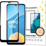 Wozinsky защитно закалено стъкло за Oppo A15/A15s - Черен KP13259
