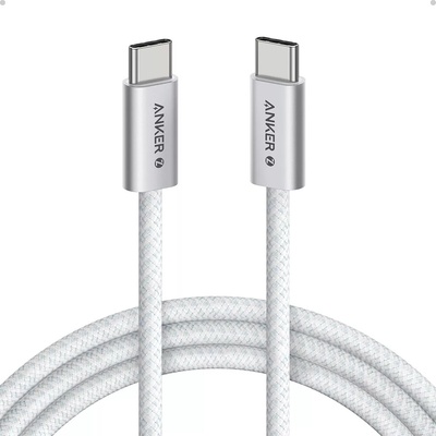 Anker A8060H21 Type-C na Type-C ultrarychlé nabíjení 240W PD 3.1 opletený bez nečistot 1m bílý