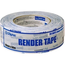 Blue Dolphin Render Vonkajšia textilná omietkarska maskovacia páska na drsné povrchy UV odolná až 30 dní 48 mm × 50 m